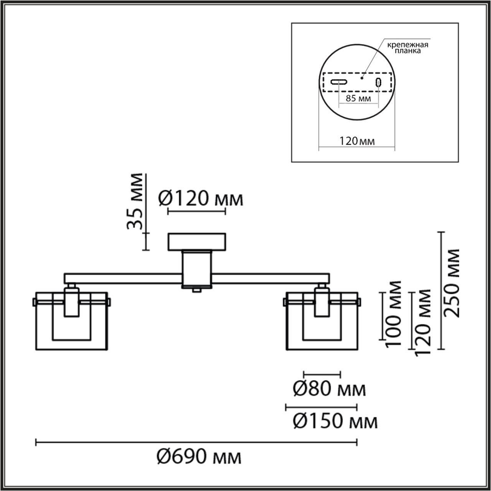 6587/5C MODERNI LN25 91 золото/прозрачный, металл/стекло Люстра потолочная E14 5*40W 220V VERDI