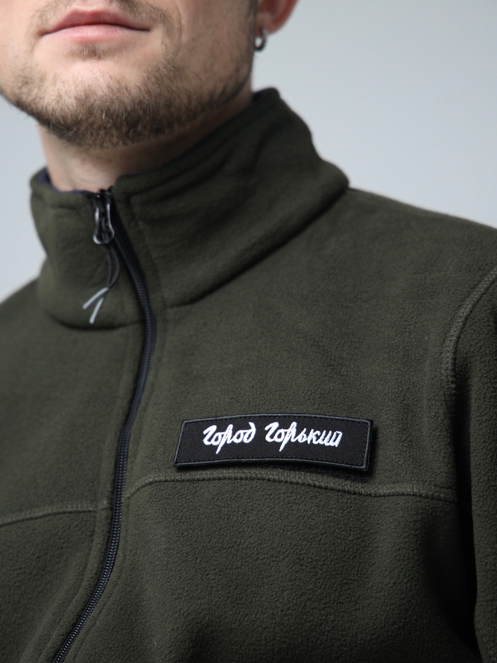 худи толстовка кофта олимпийка Город Горький флис флисовая зеленый зеленая хаки