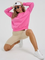 Кофта без начеса теплый больших размеров оверсайз свитшот