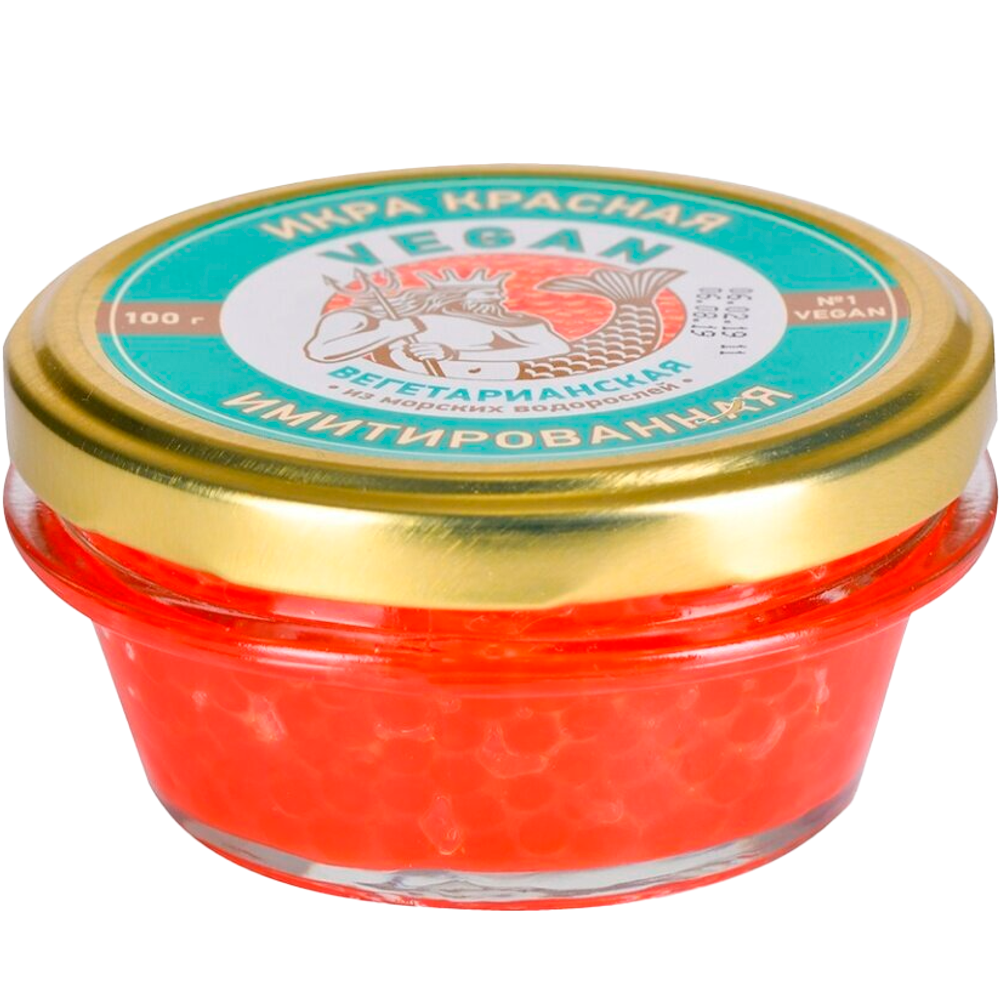 Икра из морских водорослей красная Европром 100г