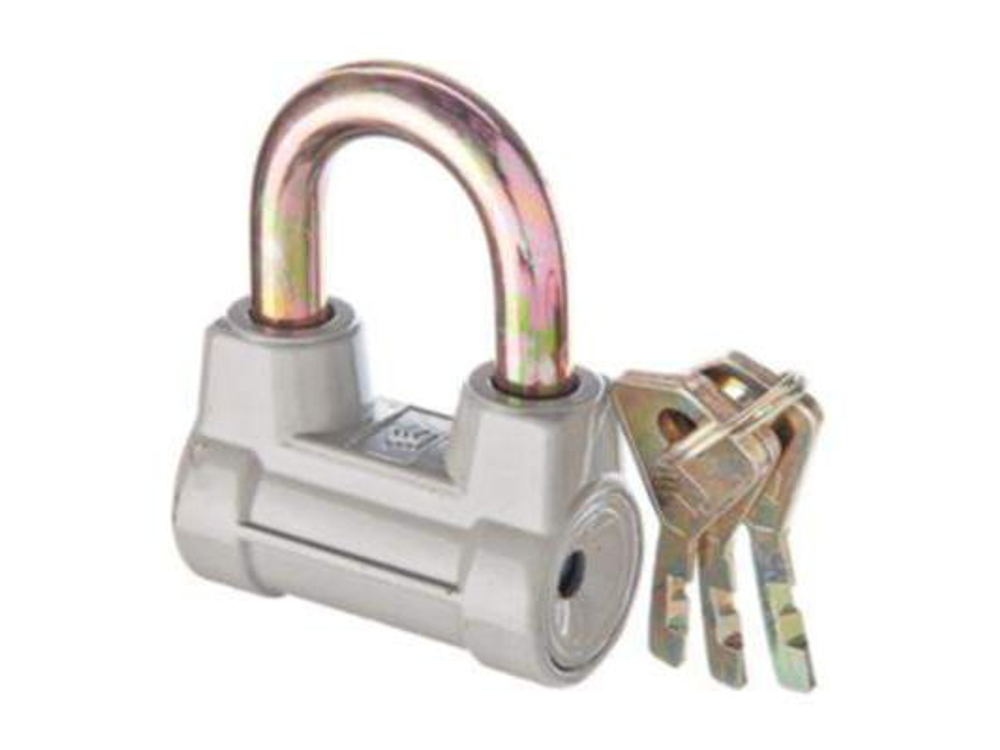 Замок навесной 60мм Ермак алюминиевый с короткой дужкой (72шт/кор)