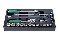 Набор головок 3/8" Hans в ложементе, TT-15F