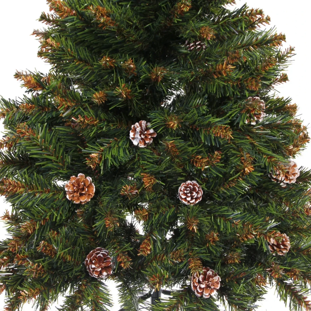 Елка «Лесное очарование» 120 см, ПВХ, шишки (348 веток)