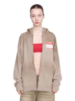 Худи Ovum Zip Flat white