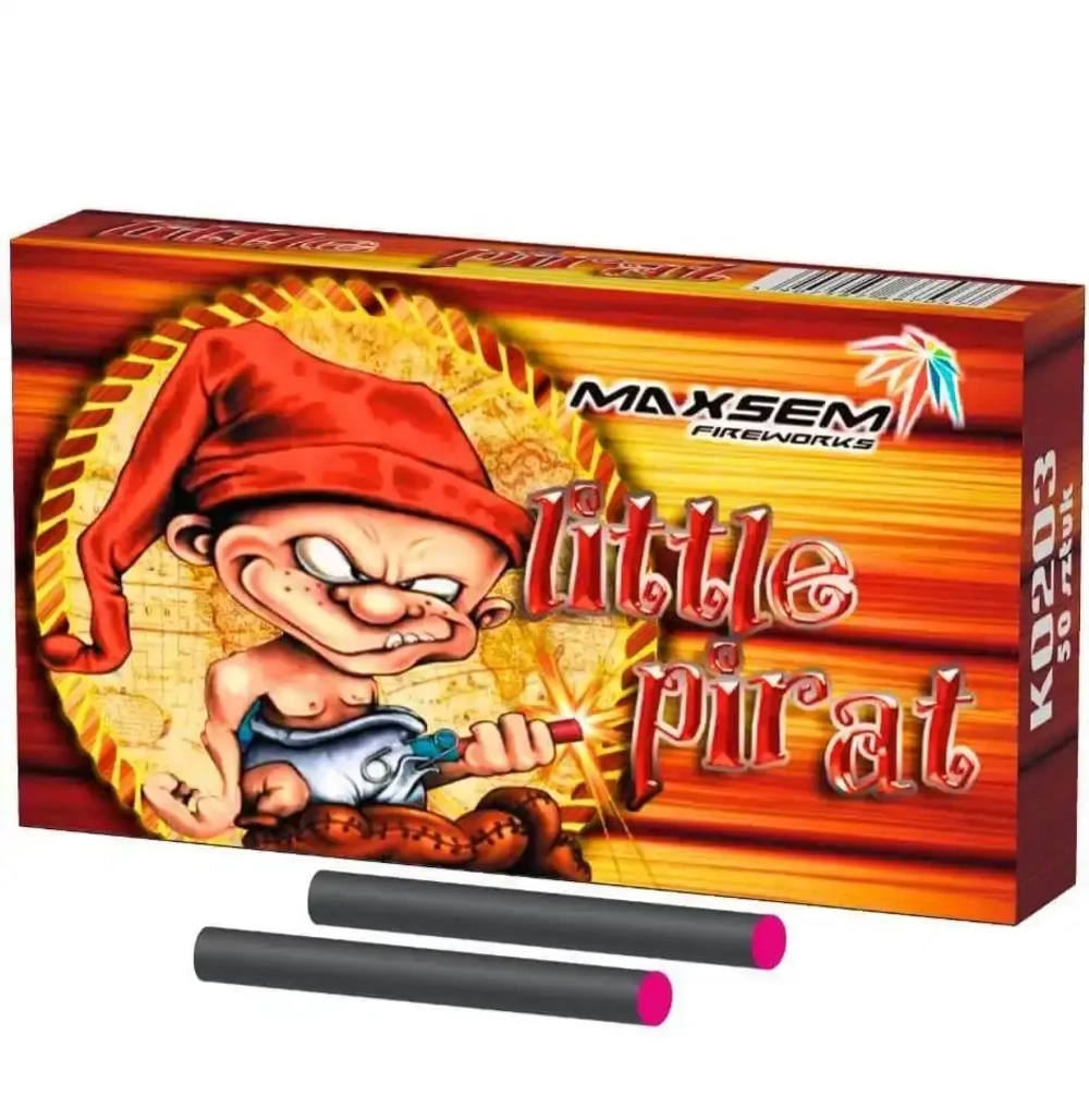 Петарды "Little Pirat" (K0203) корсар 3 в упаковке по 50 штук
