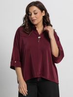 Блуза Серенада (бордовая) Б15135-24М LT Collection