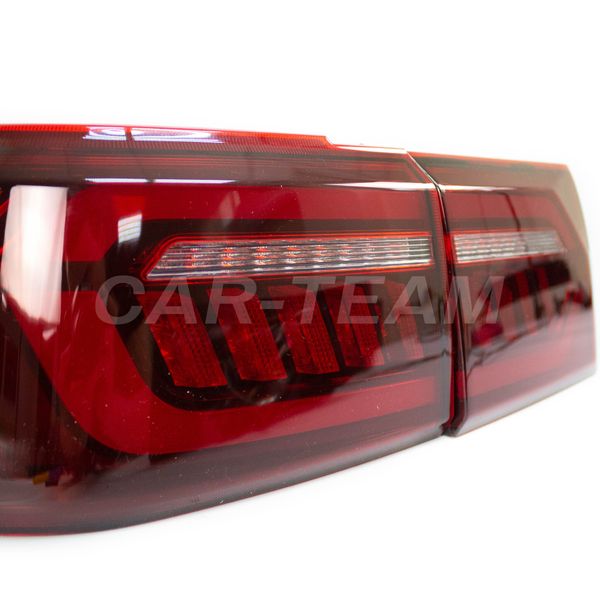 Задние фонари светодиодные в стиле AUDI на ВАЗ 2110, 2112 - красные