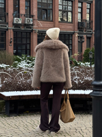 Шуба Slavic girl капучино