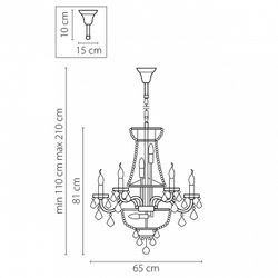 Подвесная люстра Lightstar Classic 700162