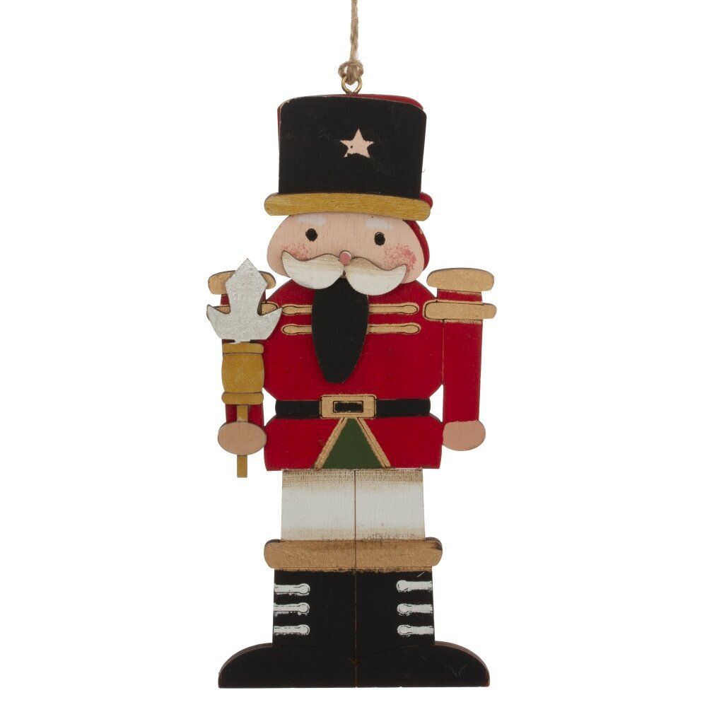 GAEM Изделие декоративное подвесное "Щелкунчик", L7,5 W1 H15 см, 4в.