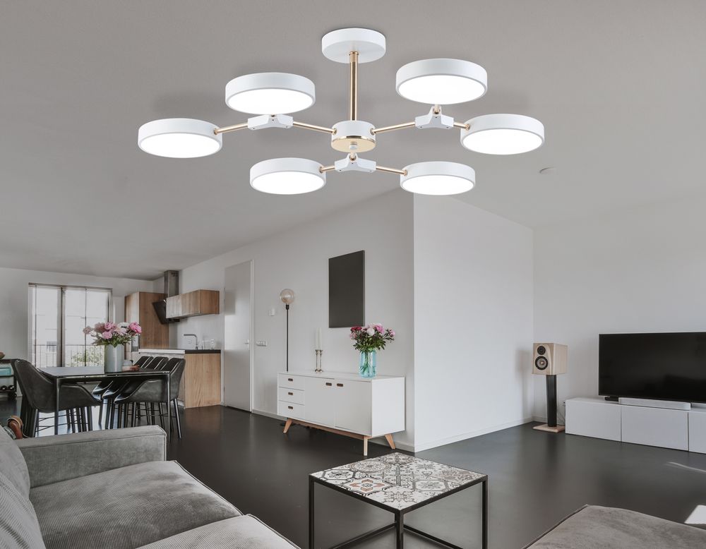 Ambrella Люстра светодиодная на штанге LineTech FL516333