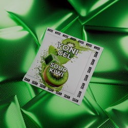 САШЕ Лубрикант для орального секса SGAN YONI GEL со вкусом кислого киви, 5 мл