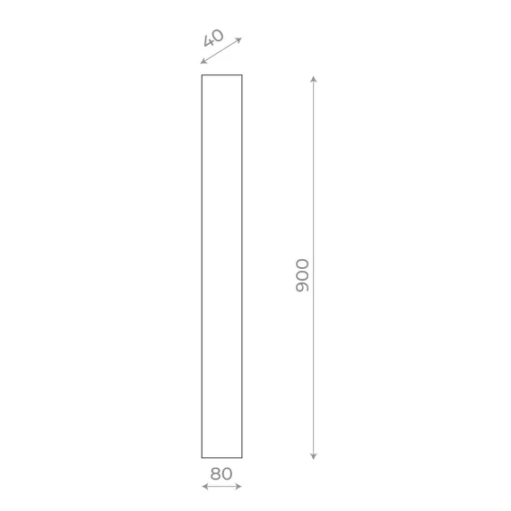 SL9511.411.01 Светильник уличный настенный ST-Luce Черный LED 1*24W 4000K NUVOLA
