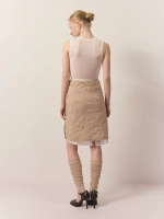 Юбка двойная со сборкой