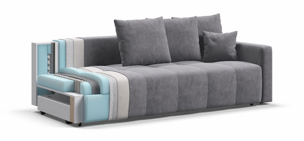 Диван Босс Тренд Велюр Роял агат