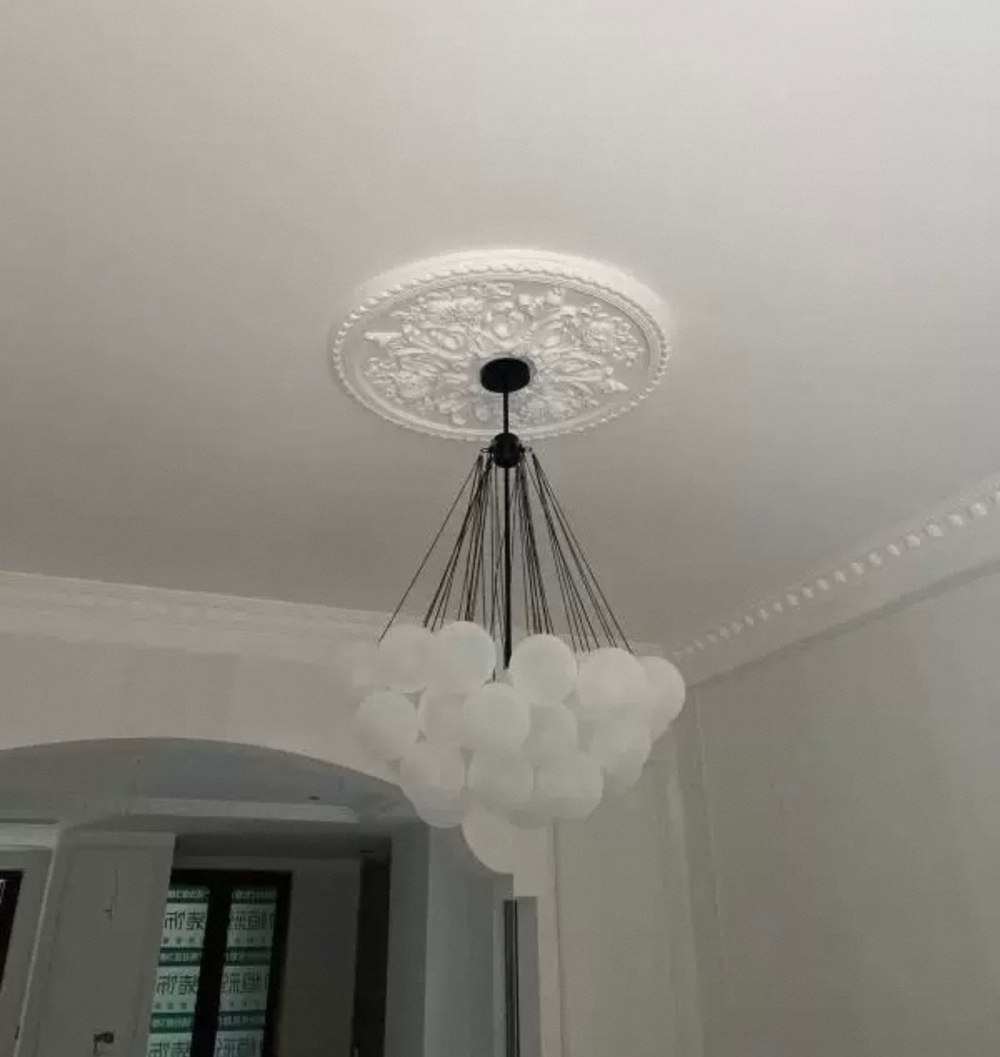 Pendant design lamp Cloud by Apparatus (black)