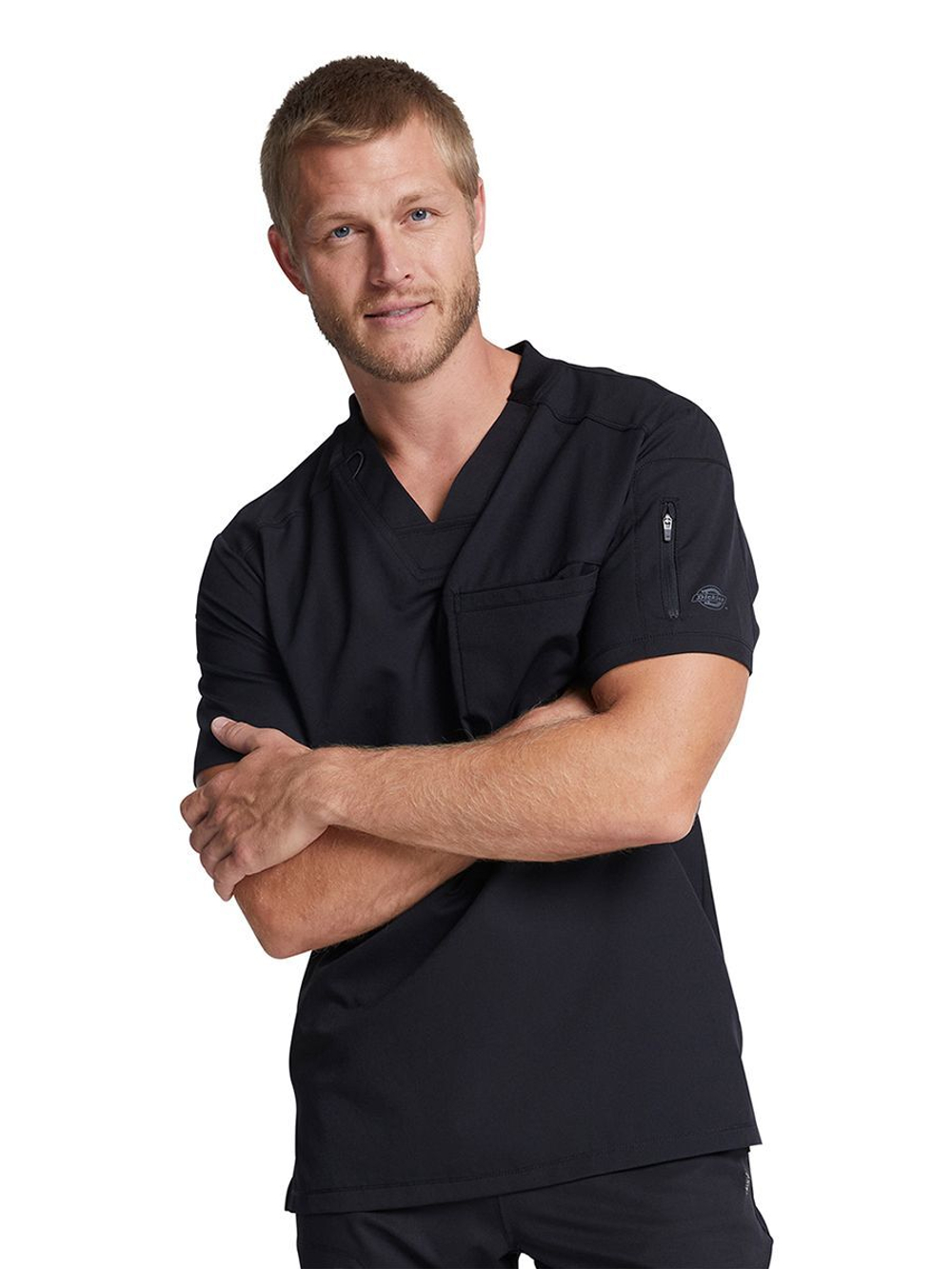 Топ медицинский мужской Dickies DK610, черный, L