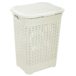 Корзина для белья Плетеная 50 лт кремовый