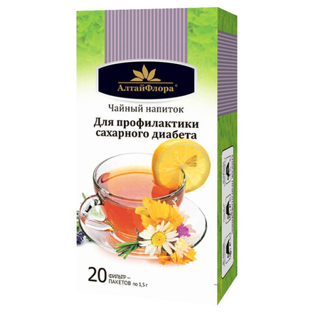 Фиточай «Для профилактики сахарного диабета» (1,45 б)