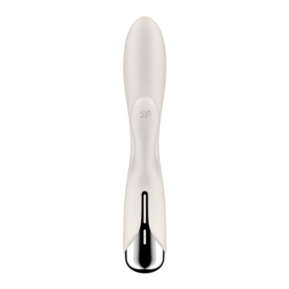 Телесный вибратор-кролик с ротацией 20см Satisfyer Spinning Rabbit 1
