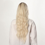 Парик искусственный цвет русый/блонд