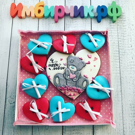 Имбирные пряники Любовь