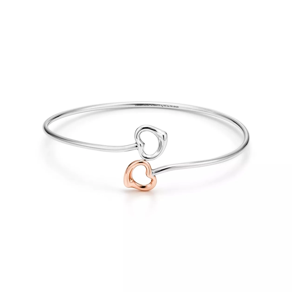Браслет из серебра и розового золота 18k,Tiffany 💠