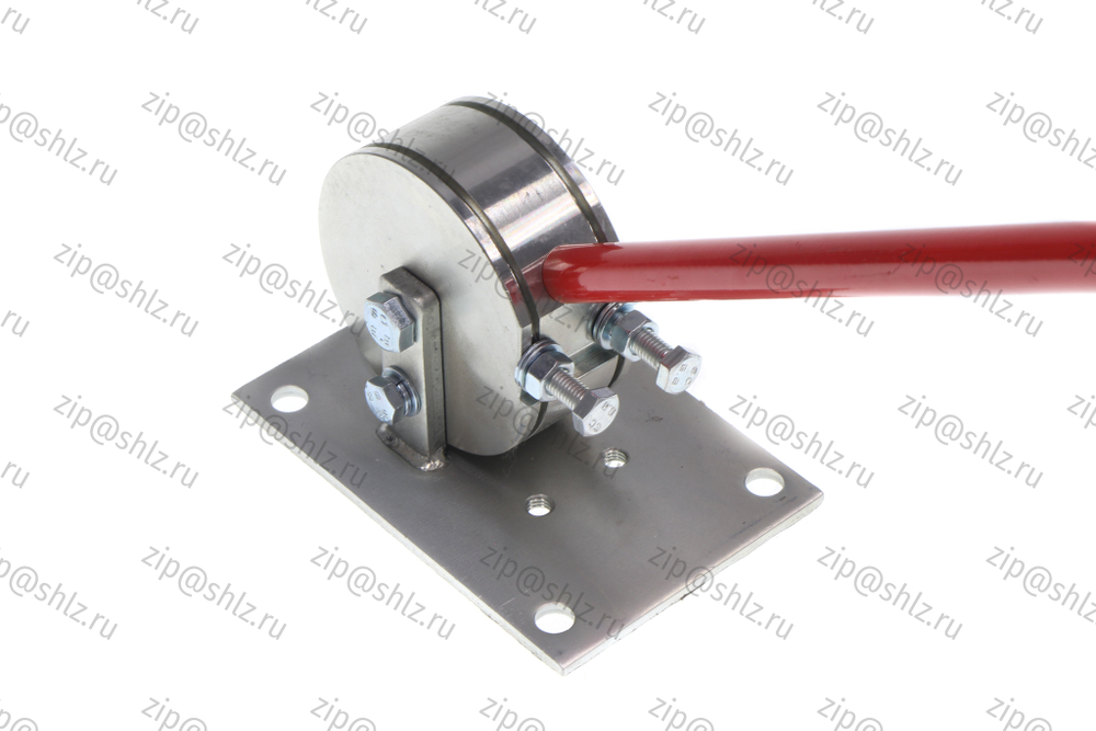 Рукоятка (рычаг, устройство) дистанционного растормаживания для двух тросов (к лебёдке МСК200-1000-1,0-5х10х)