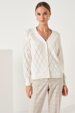 1827 Жакет женский (молочный)