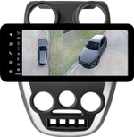 Магнитола для Lada Granta 2011-2018 (большая рамка) - Teyes LUX ONE 360 монитор 12.3" 2K QLED на Android 10, 6Гб+128Гб, CarPlay, 4G SIM-слот, 4 камеры в комплекте