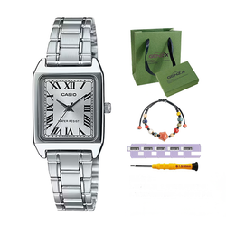 CASIO Women"s Standard Series Silver Watch LTP-V007D-7B