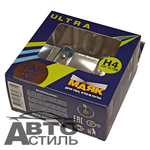 Автолампа H4 24V 75/70W P43t Маяк +100% Super Light 84430SL+100 (к-т)