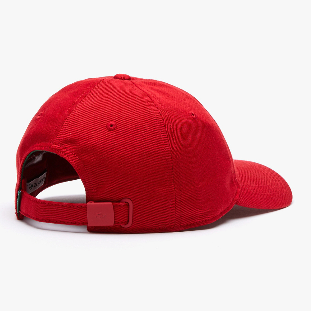 Теннисная кепка Lacoste Men’s Pennants L Organic Cotton Cap - Red