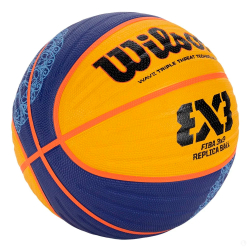 Мяч баскетбольный WILSON FIBA3x3 Paris 2024 Replica, WZ3015001XB6, размер 6