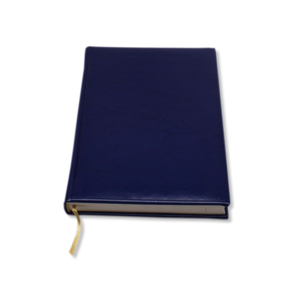 Ежедневник Lediberg Nebraska кремовый блок Тёмно-синий