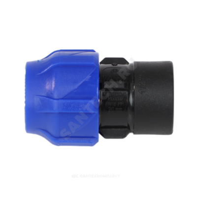 Муфта компрессионная ПЭ Дн 40х3/4" ВР Ру16 VALFEX 121001240034