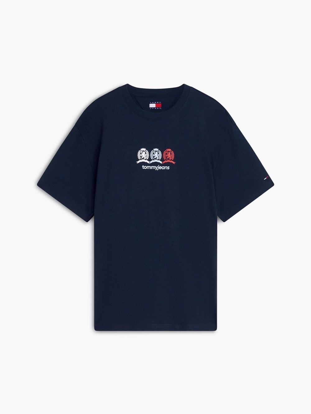 Футболка Tommy Jeans Multi-Crest Logo Dark Navy