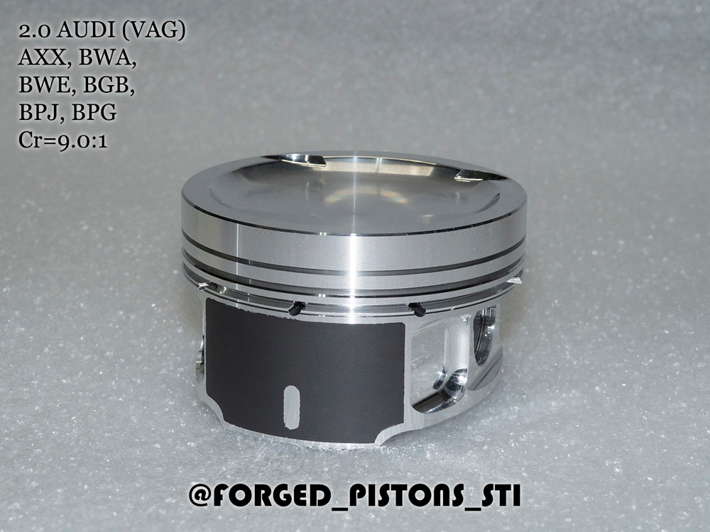 Поршни СТИ VolksWagen 2,0 AXX (CR=9,0) кольца 1,2/1,5/2,0
