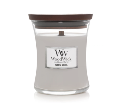 Свеча ароматическая WoodWick Warm Wool средняя 275 г.