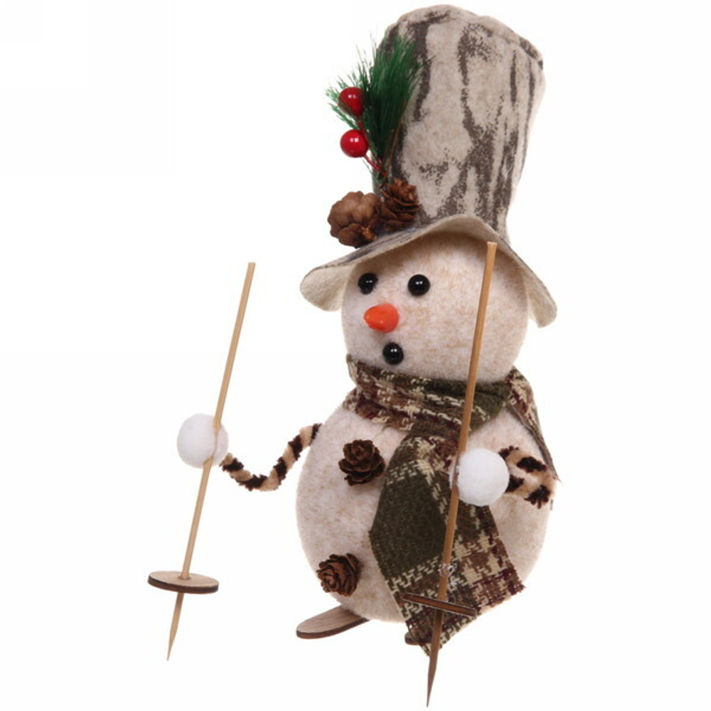 Снеговичок «С палочками» 23*11*10 см