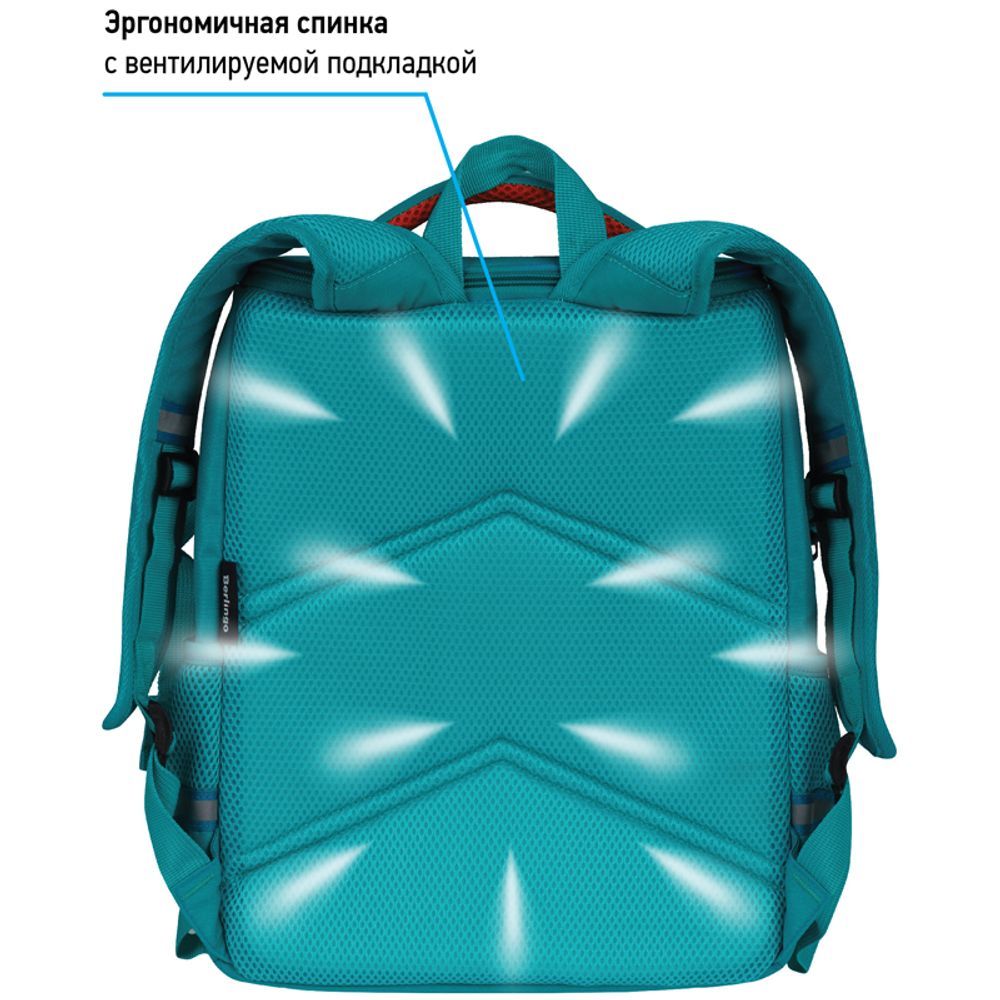 Ранец Berlingo Concept Sly fox 35х27х16см, 1 отд. с эргономичной спинкой