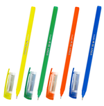 Ручка шарик. масл. узел 0,7мм. линия 0,35мм. "Basic OBP-312" синяя, корп.ассорти (STAFF)