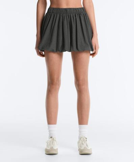 Oysho Клетчатая юбка-баллон Compressive, черный