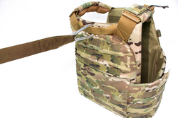Чехол для бронежилета плитника КРЕПОСТЬ быстросброс справа MIMICRYA, Cordura 1000D, MULTICAM, L-XL