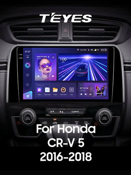 Teyes CC3 2K 9"для Honda CR-V 5 2016-2018