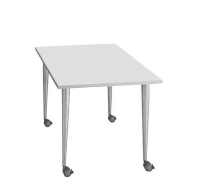 MASTER Стол мобильный 80*80 СЕРЫЙ