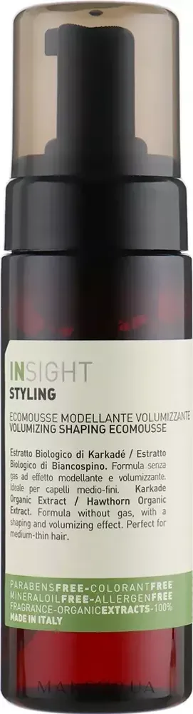 SHAPING VOLUMIZING ECOMOUSSE / Экомусс для объема и моделирования