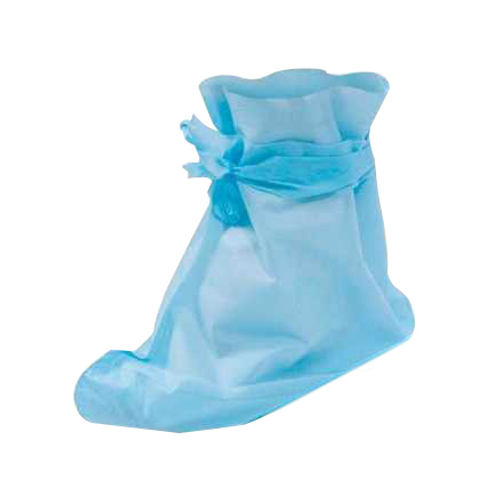 Бахилы стерильные хирургические высокие 50 см плотность 60 на завязках с двойной подошвой