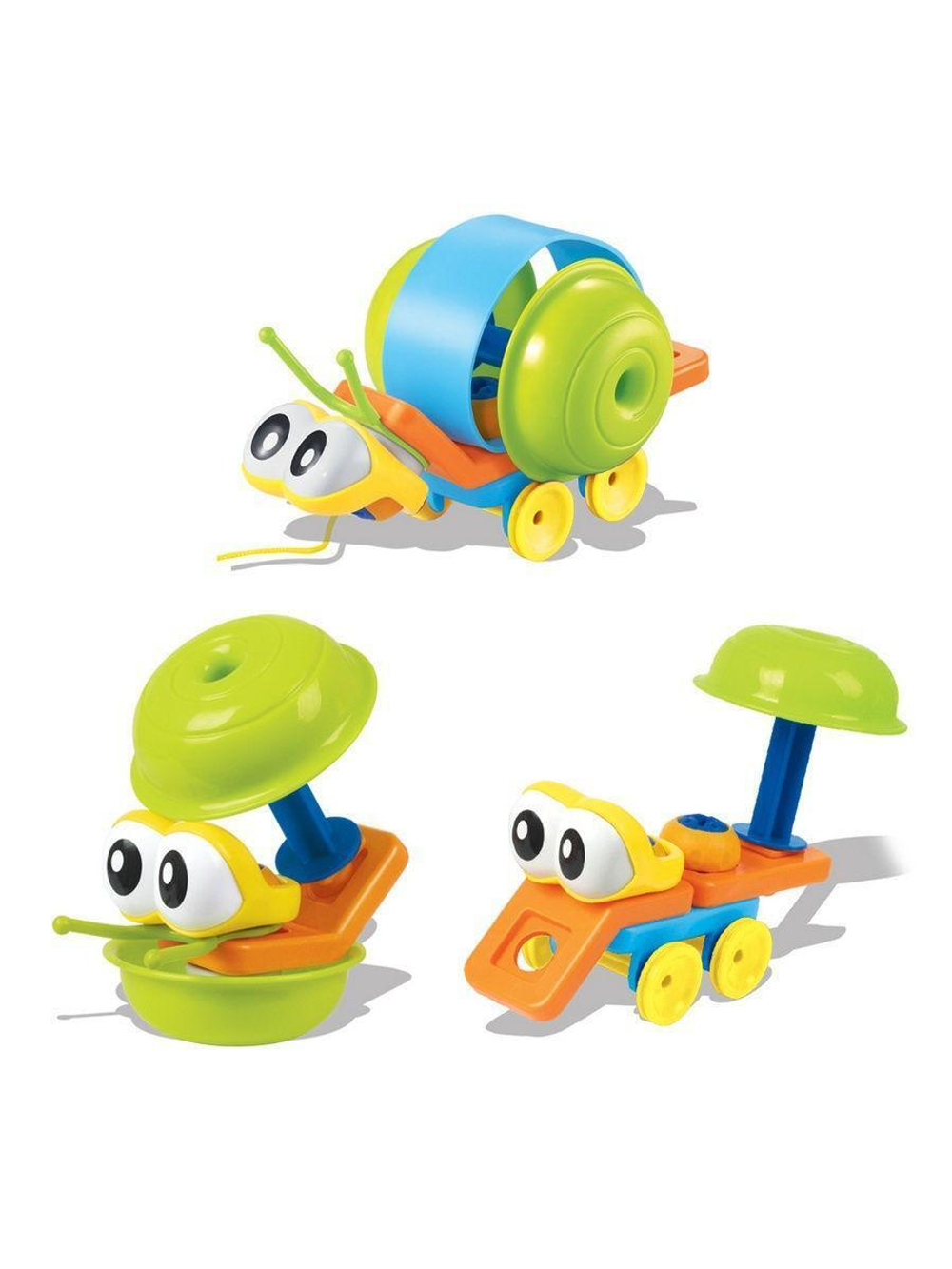 Мой первый конструктор Bebelot basic 3 в1 - Улитка