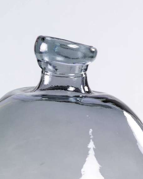 Ваза Brenna 33 см темно-синее стекло